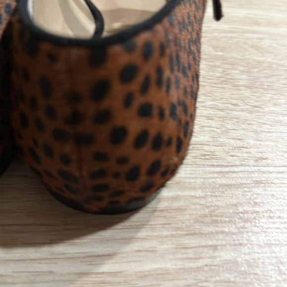 Rare Ann Taylor Leopard Mary Jane Flats 8.5 - Picture 10 of 15